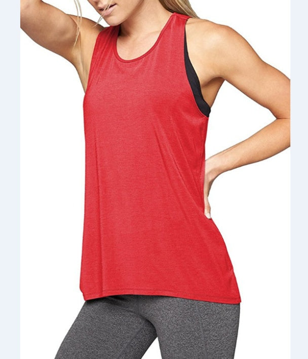 Women's Racerback Yoga Tank | Sleeveless Gym Fitness Vest