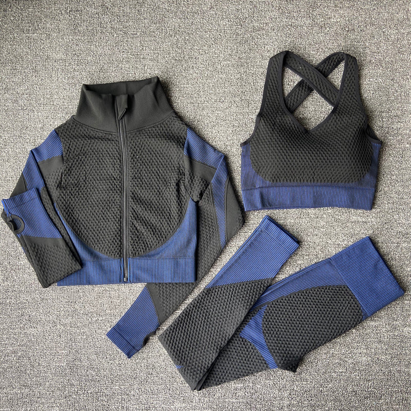Women's Seamless Activewear Set | Yoga Gym Fitness Outfit