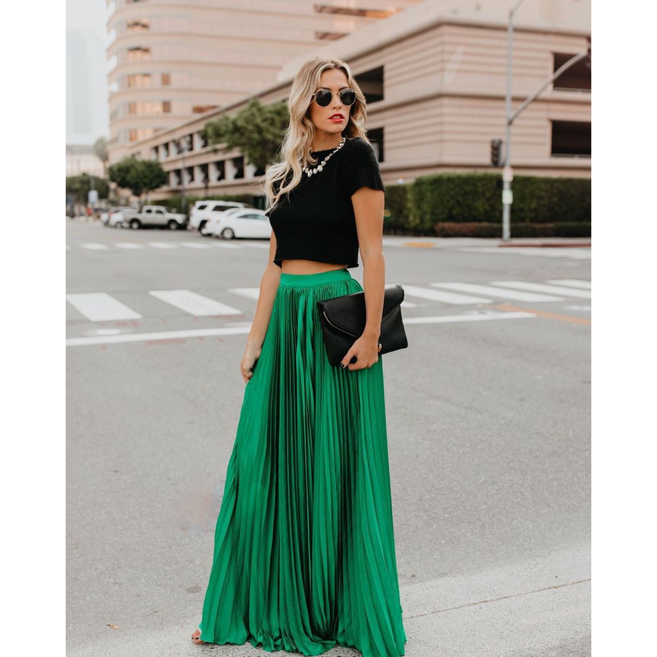 Women's High-Waist Maxi Skirt | Casual Long Skirt