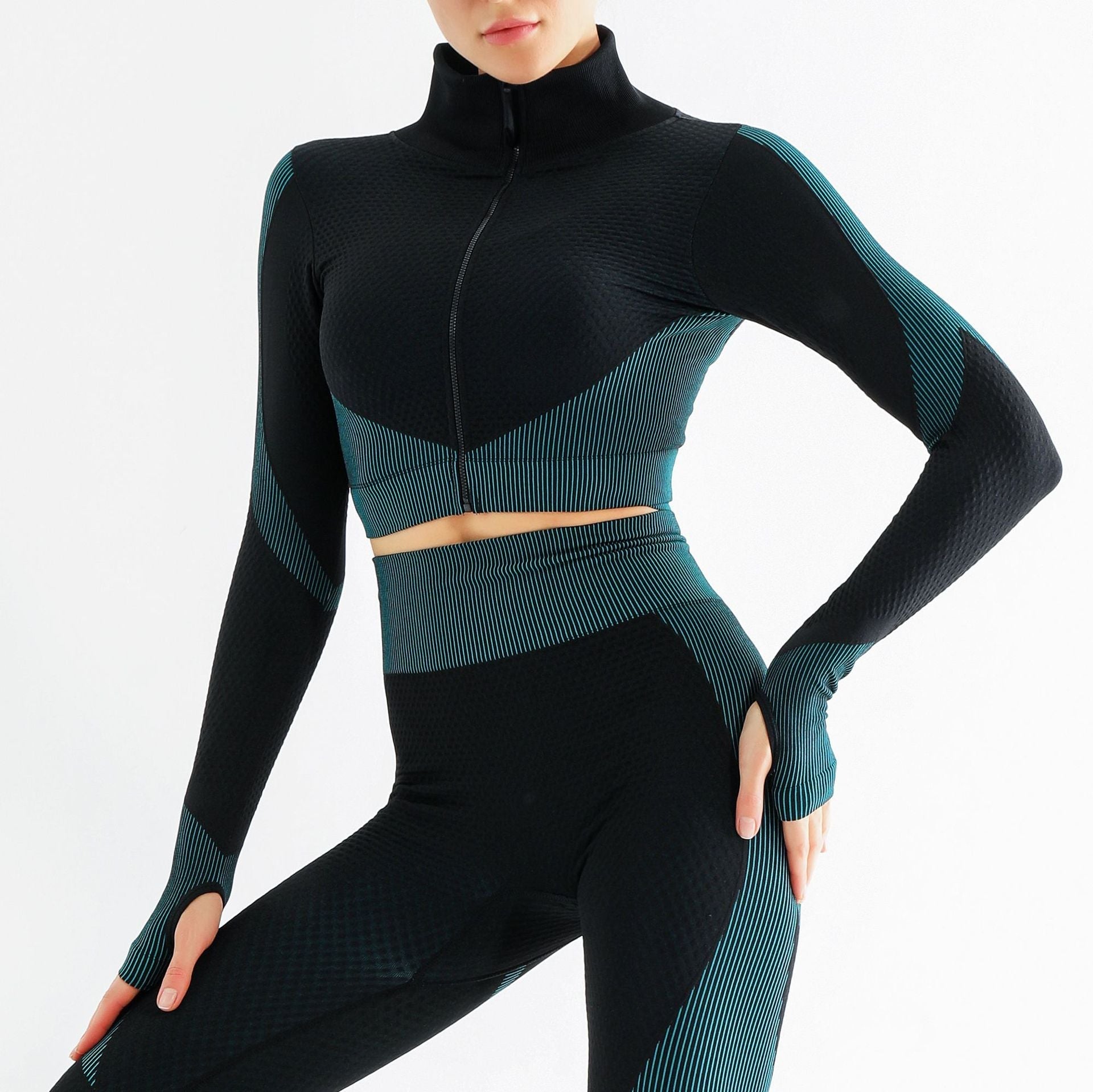 Women's Seamless Activewear Set | Yoga Gym Fitness Outfit