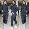 Women's Long Sleeve Fitness Set | 2-Piece Top & Leggings