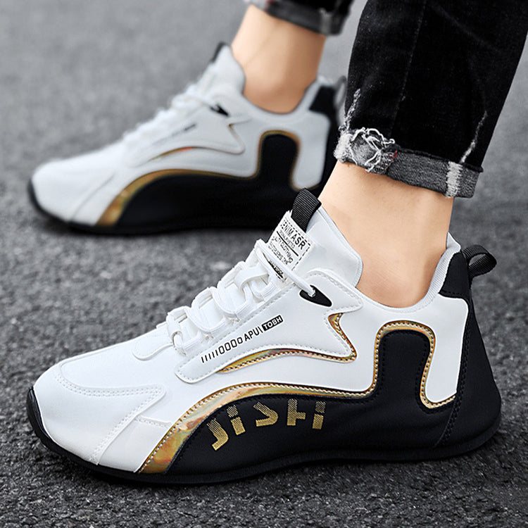 Men's Colour-Block Trainers | Breathable Dad-Style Running Shoes