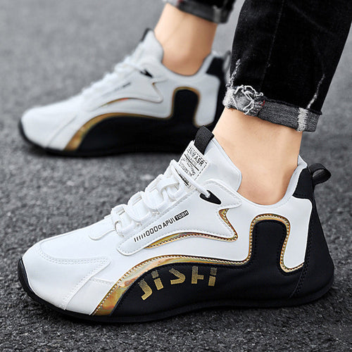 Men's Colour-Block Trainers | Breathable Dad-Style Running Shoes
