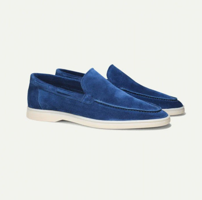 Men's Suede Slip-On Loafers | Matte Casual Shoes