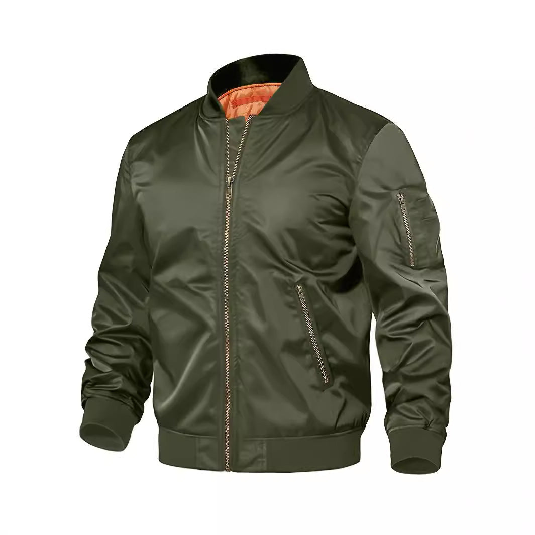 Men's Pilot Baseball Jacket | Spring Autumn Zip Coat