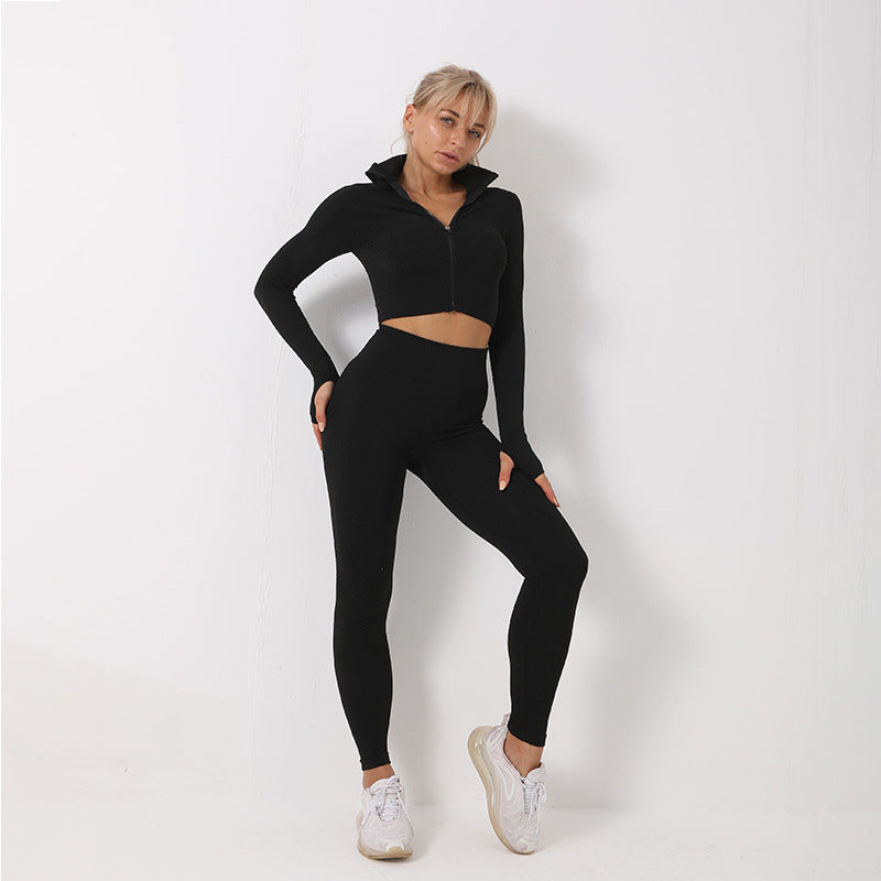Women's Seamless Activewear Set | Yoga Gym Fitness Outfit