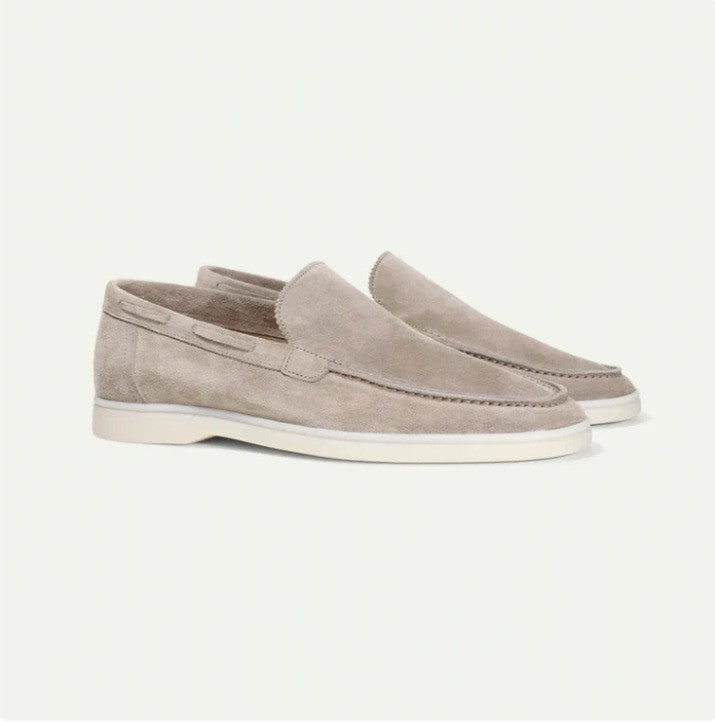 Men's Suede Slip-On Loafers | Matte Casual Shoes