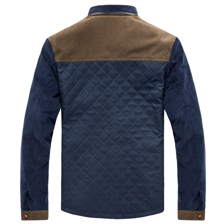 Men's Slim-Fit Patchwork Jacket | Spring Autumn Sportswear Coat