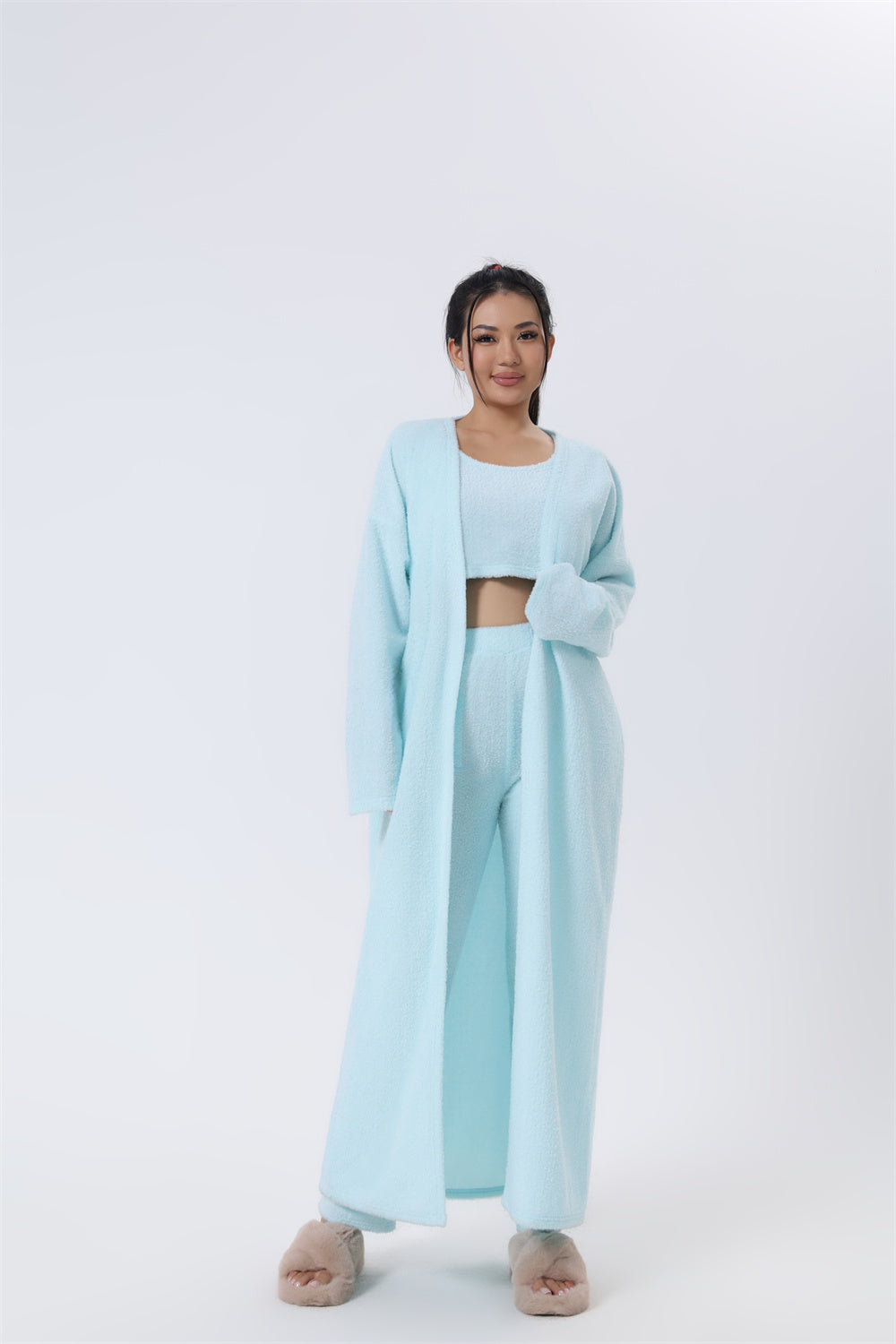 Women's 3-Piece Loungewear Set | Cosy Winter Pyjama Outfit
