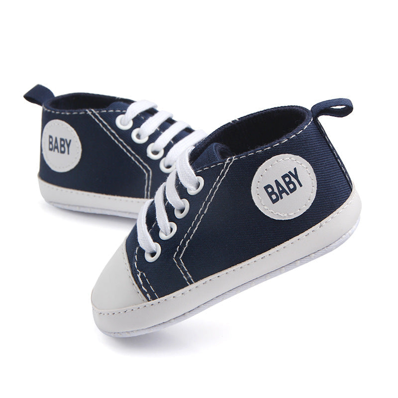 Canvas Baby Trainers | Non-Slip First-Step Shoes