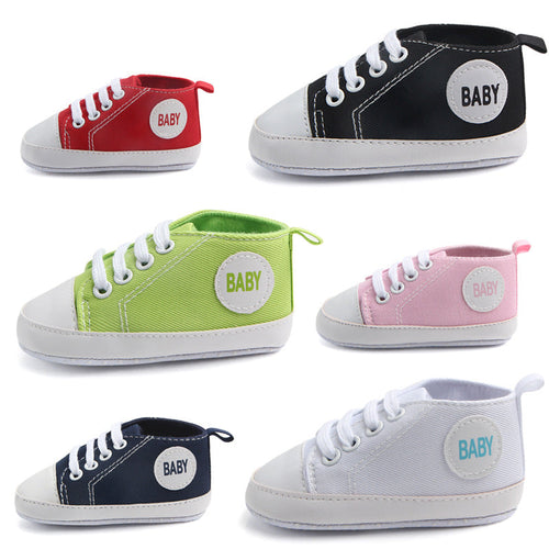 Canvas Baby Trainers | Non-Slip First-Step Shoes