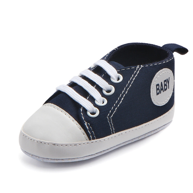 Canvas Baby Trainers | Non-Slip First-Step Shoes