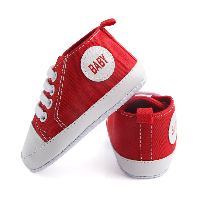 Canvas Baby Trainers | Non-Slip First-Step Shoes