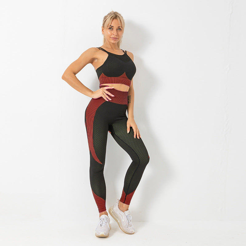 Women's Seamless Activewear Set | Yoga Gym Fitness Outfit