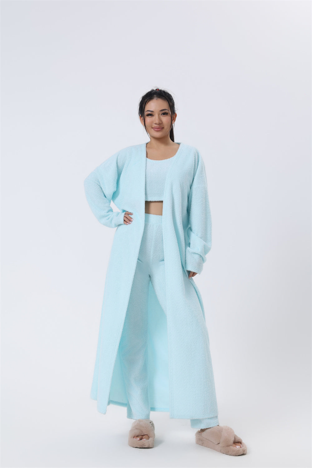 Women's 3-Piece Loungewear Set | Cosy Winter Pyjama Outfit