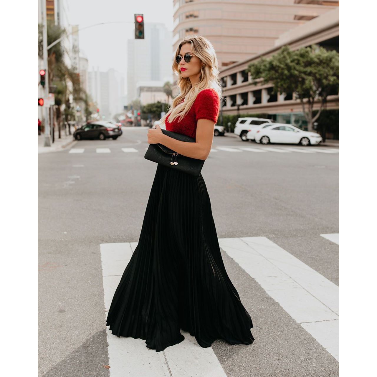 Women's High-Waist Maxi Skirt | Casual Long Skirt