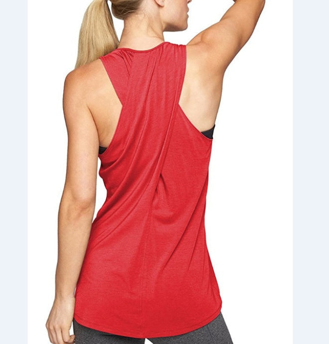 Women's Racerback Yoga Tank | Sleeveless Gym Fitness Vest