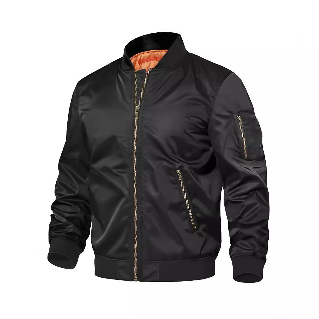 Men's Pilot Baseball Jacket | Spring Autumn Zip Coat