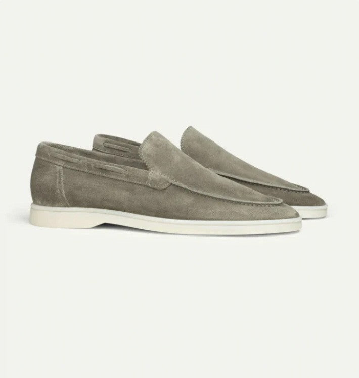 Men's Suede Slip-On Loafers | Matte Casual Shoes