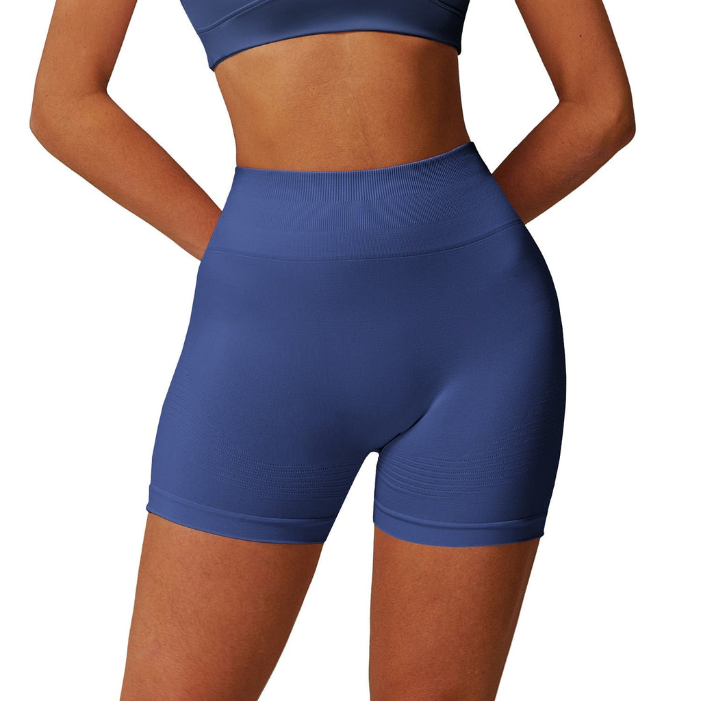 Seamless High-Waist Yoga Shorts | Fitness & Running Shorts