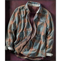 Men's Vintage Plaid Woven Shirt