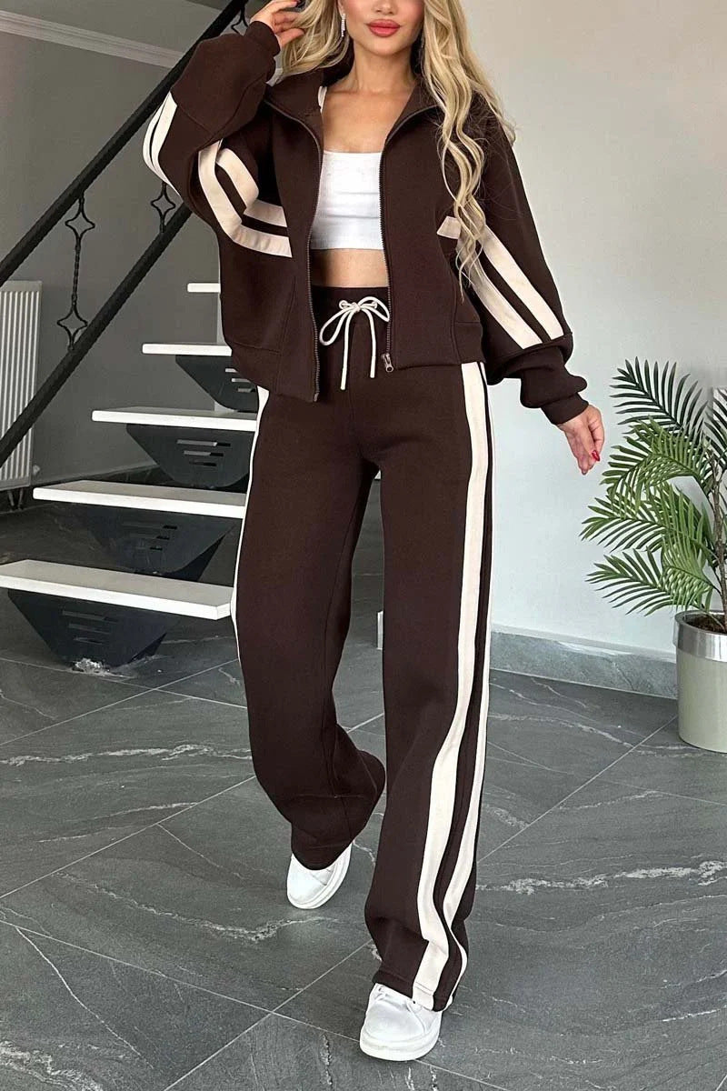 Women's White Sport Two-Piece Set