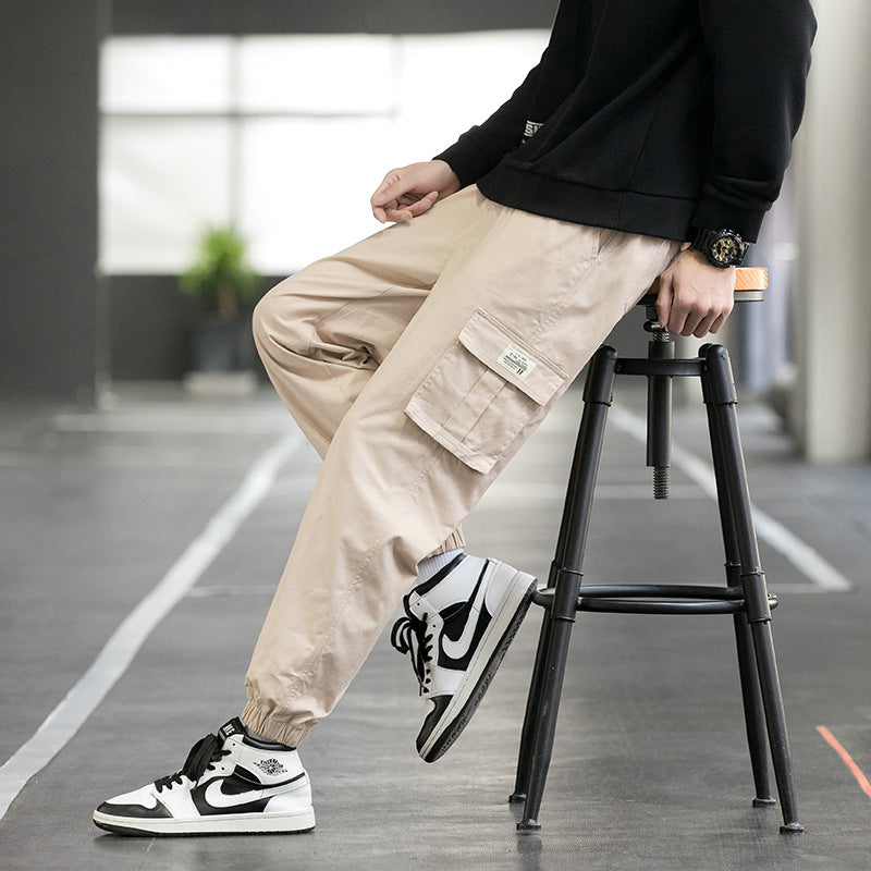 Men's Techwear Cargo Joggers | Streetwear Army-Style Trousers