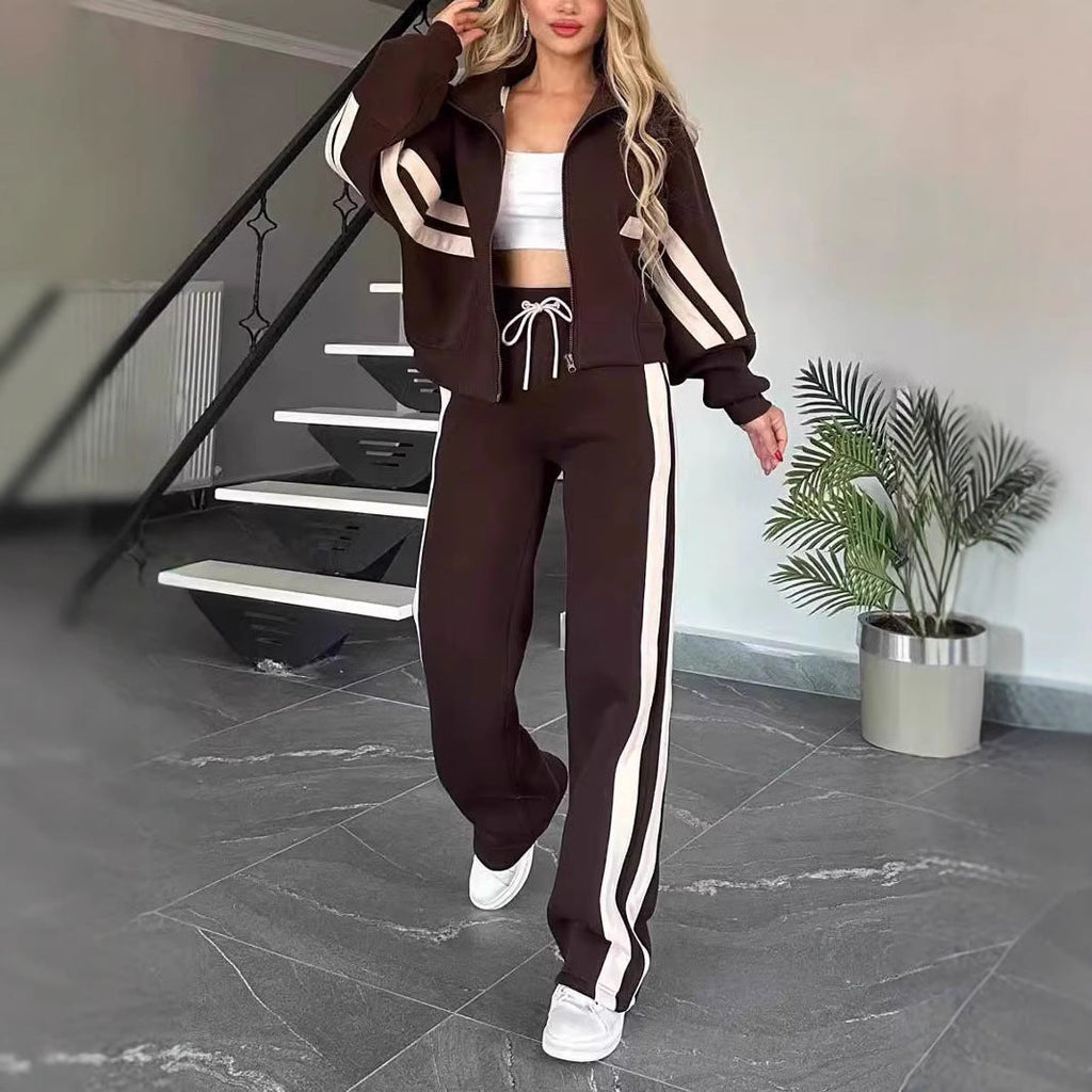 Women's White Sport Two-Piece Set