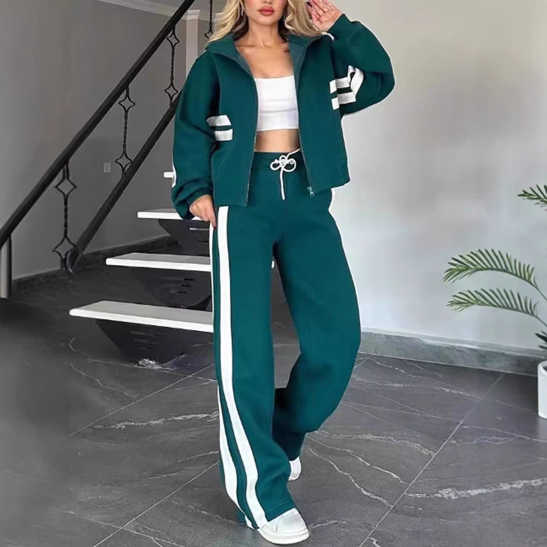 Women's White Sport Two-Piece Set