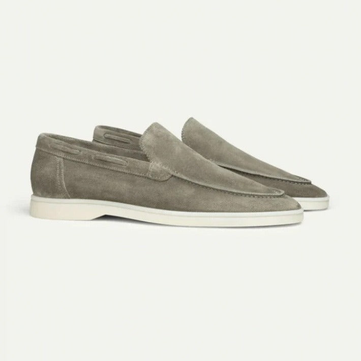 Men's Suede Slip-On Loafers | Matte Casual Shoes