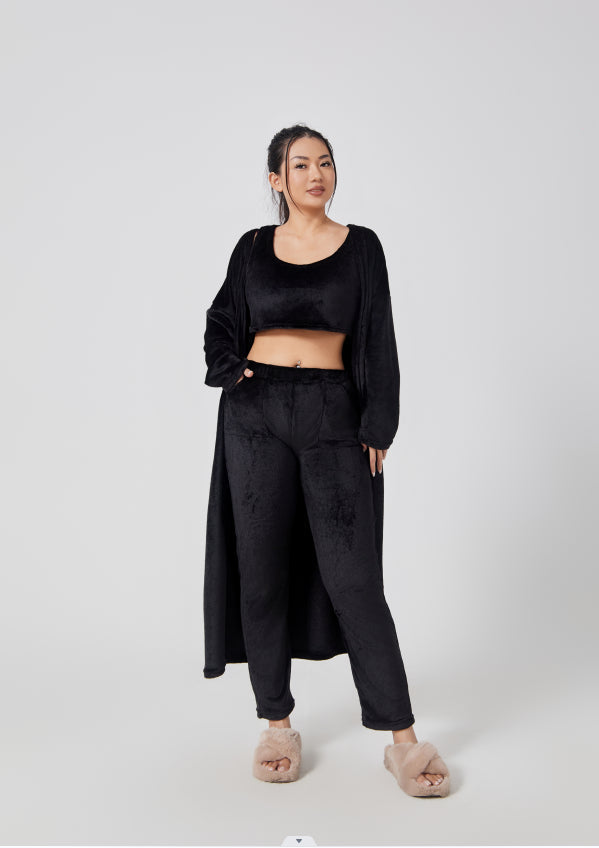 Women's 3-Piece Loungewear Set | Cosy Winter Pyjama Outfit