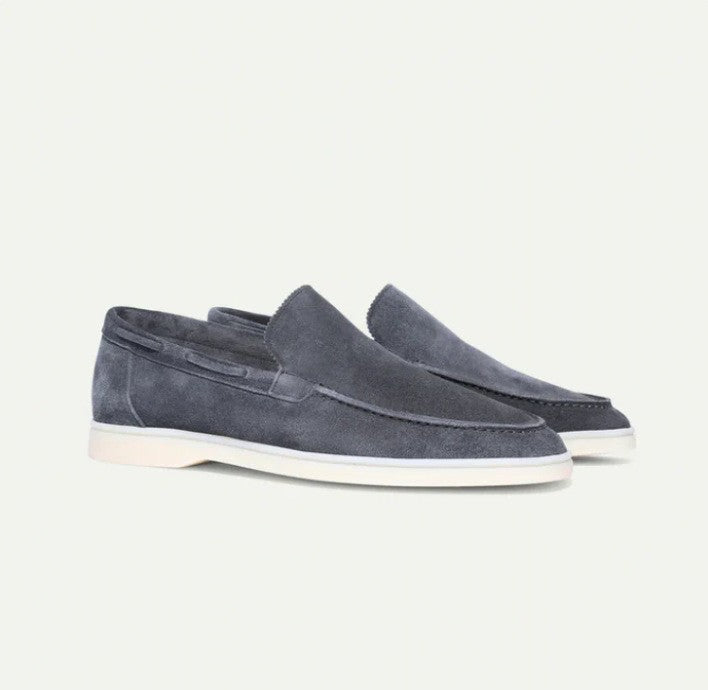 Men's Suede Slip-On Loafers | Matte Casual Shoes