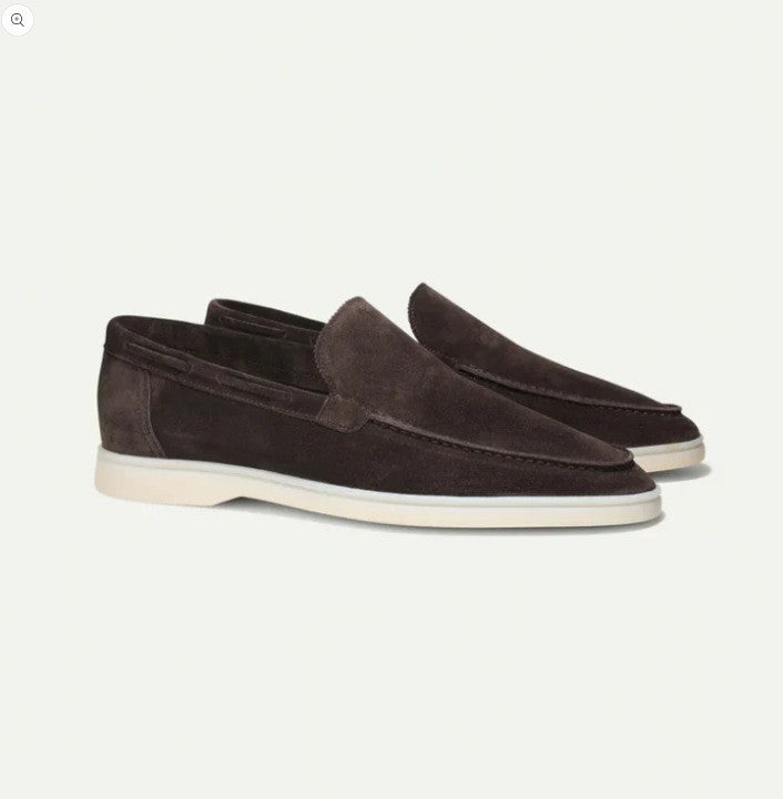 Men's Suede Slip-On Loafers | Matte Casual Shoes
