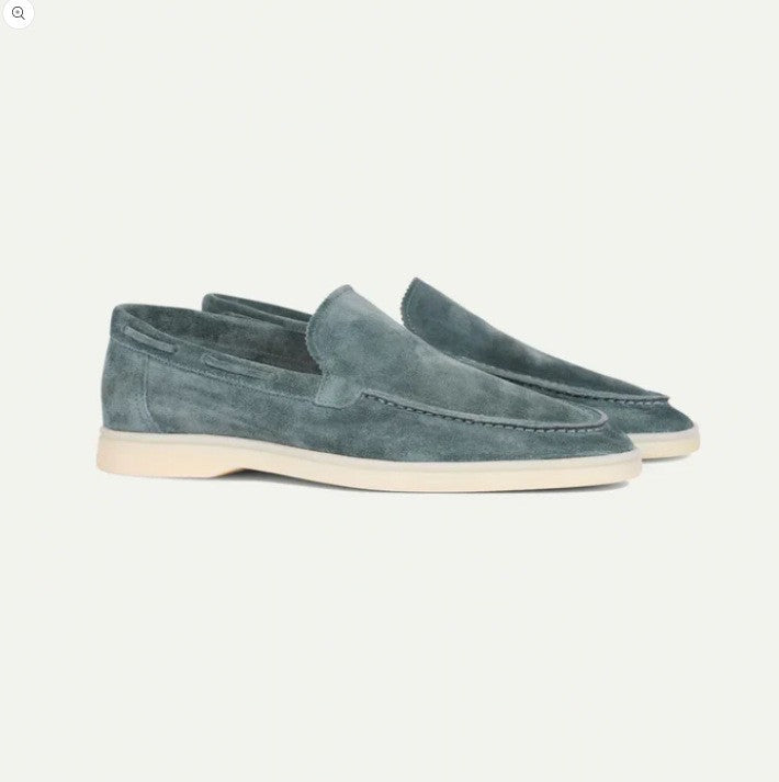 Men's Suede Slip-On Loafers | Matte Casual Shoes