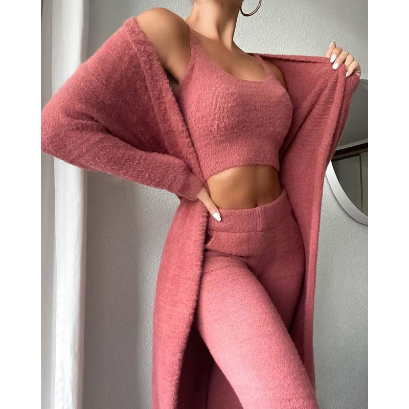 Women's 3-Piece Loungewear Set | Cosy Winter Pyjama Outfit