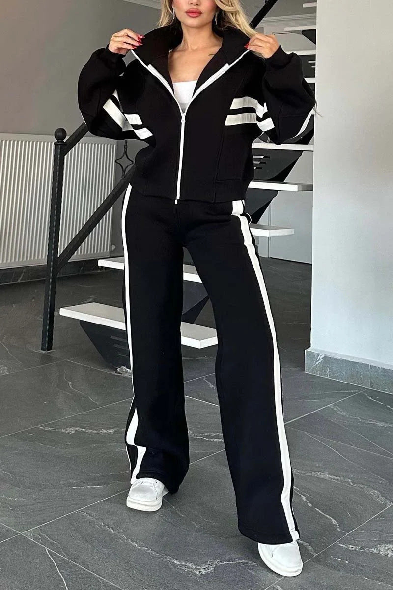 Women's White Sport Two-Piece Set
