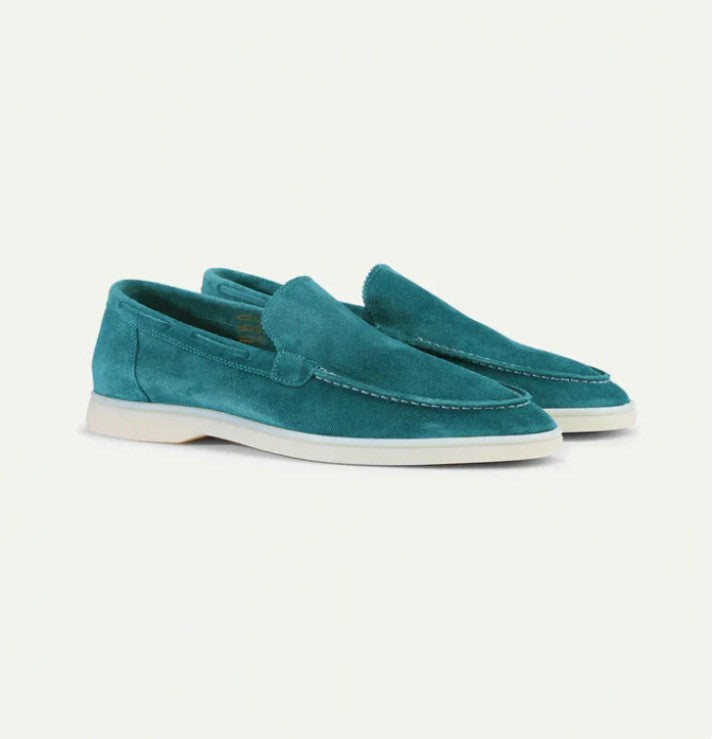 Men's Suede Slip-On Loafers | Matte Casual Shoes