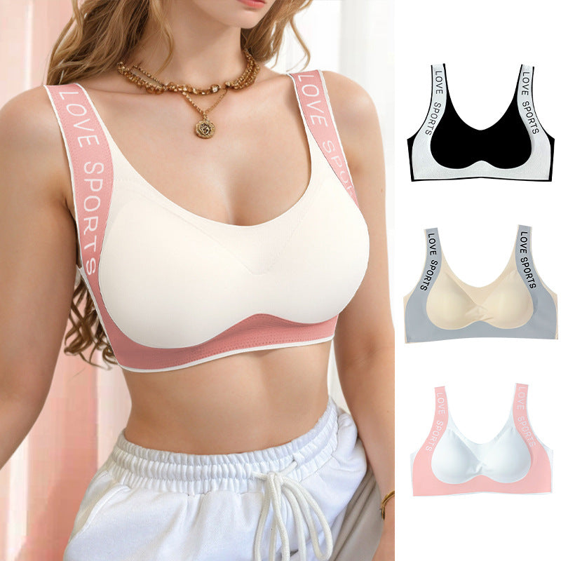 Women's Wireless Comfort Bra | Wide Strap Breathable Bra