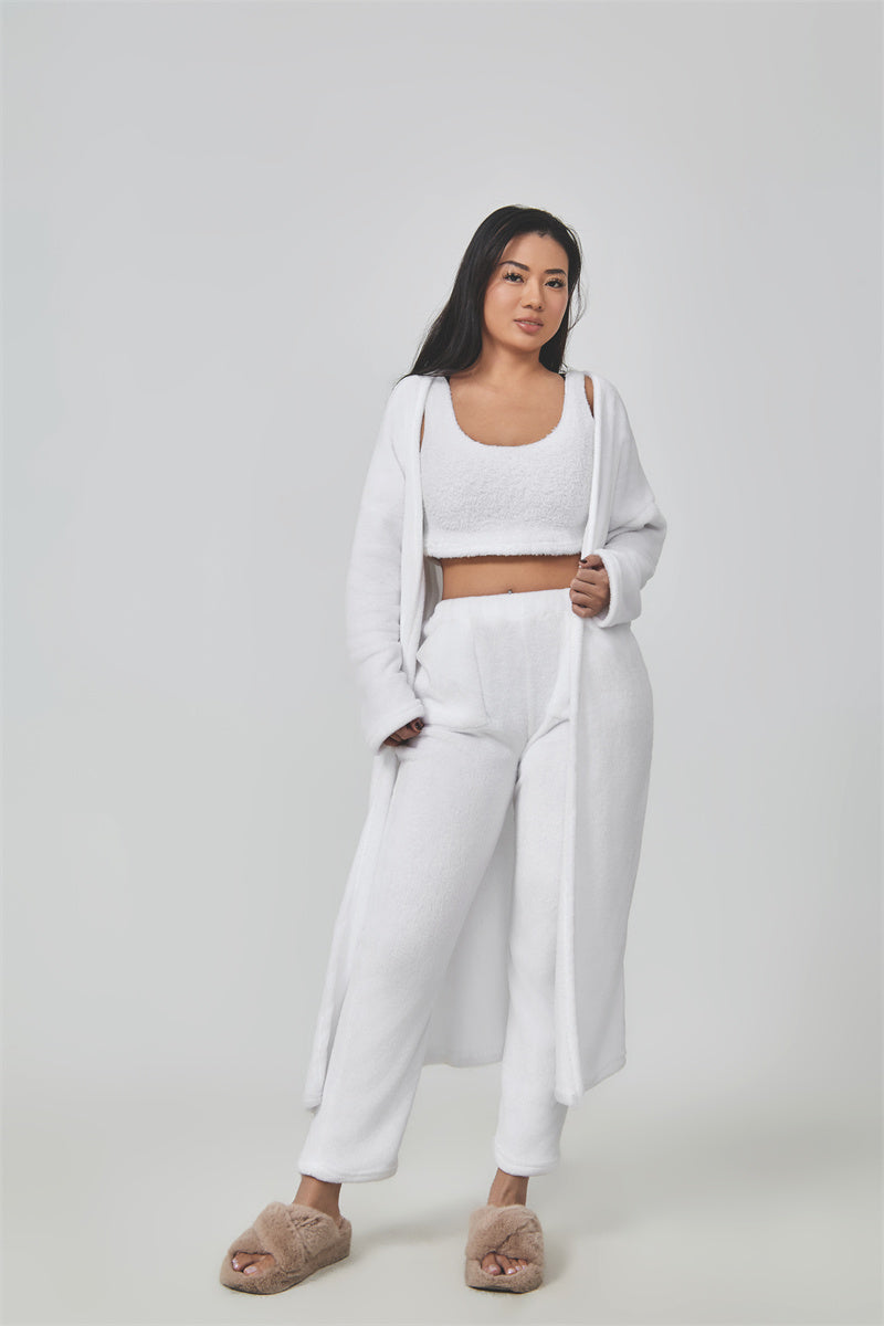 Women's 3-Piece Loungewear Set | Cosy Winter Pyjama Outfit