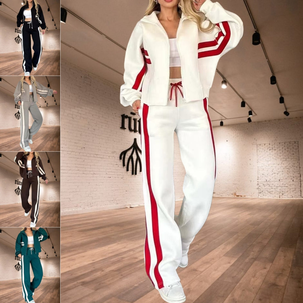 Women's White Sport Two-Piece Set